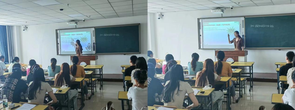 化学学院学生参加通化师范学院2023-2024学年春季学期“映山红杯”优秀实习生教学技能竞赛